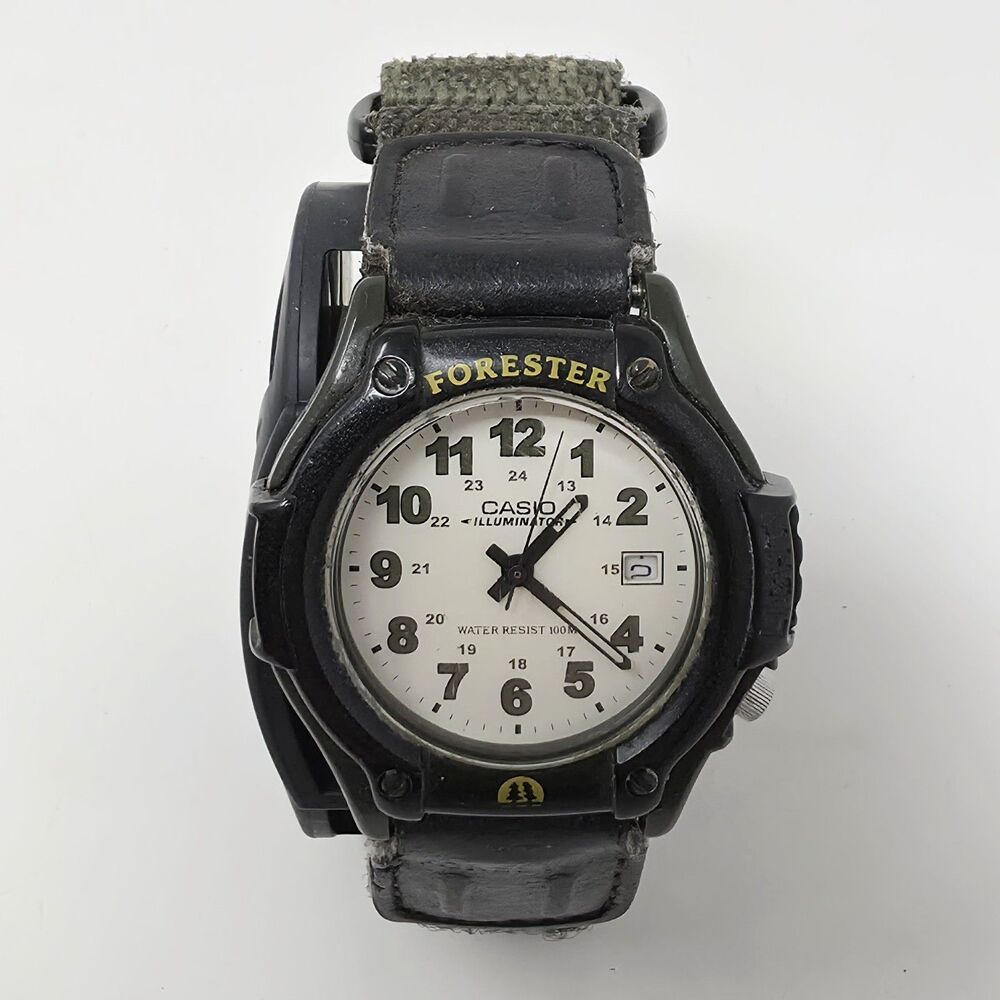 Casio Forester Illuminator Men's Quartz Watch FT-500 Beige Dial 2312 New Battery
